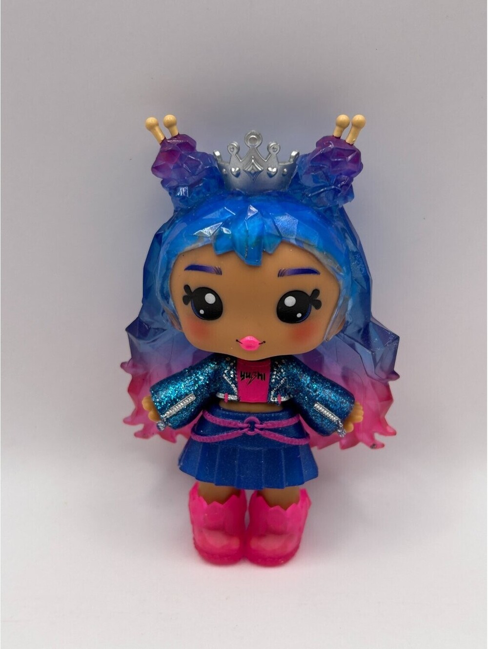 Moose Toys Yuzhi Mini Doll Figure Kindi Kids Minis 8.5 Cm Blue Pink